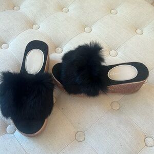 Fur wedges